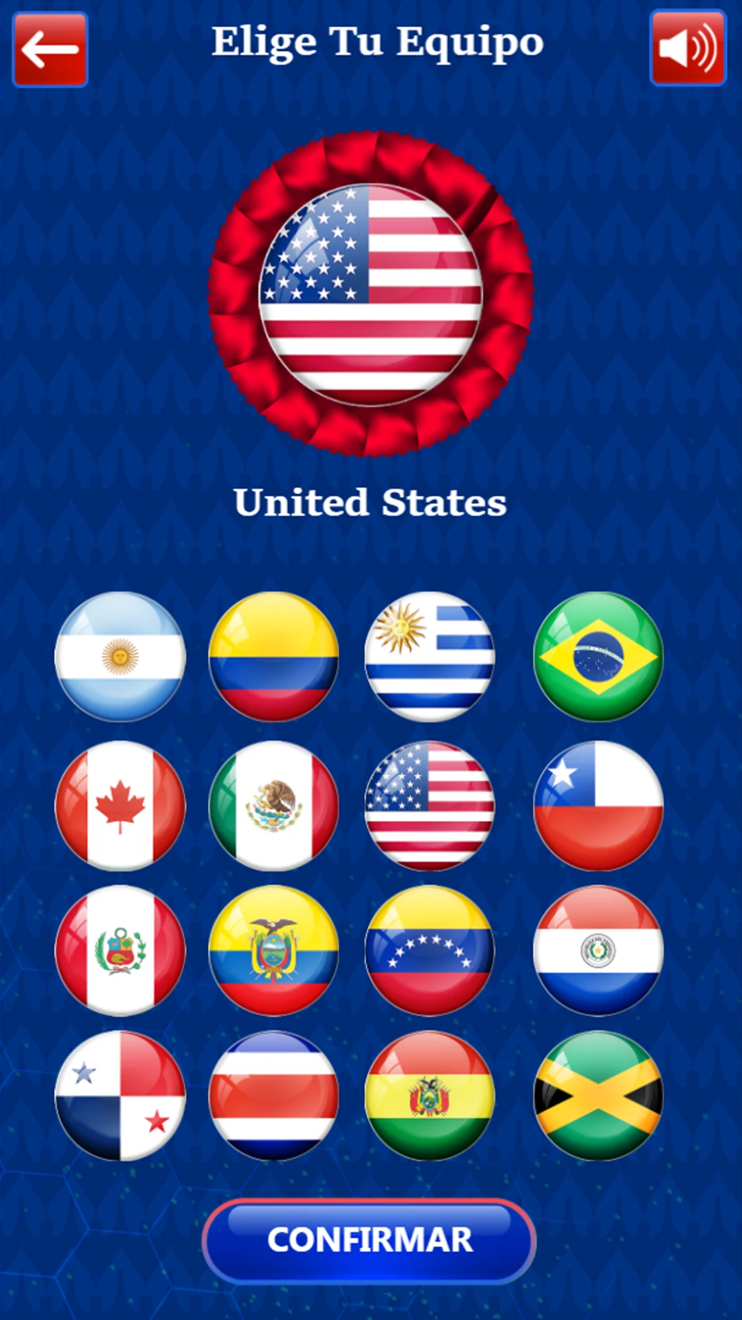 Liga America Juego screenshot