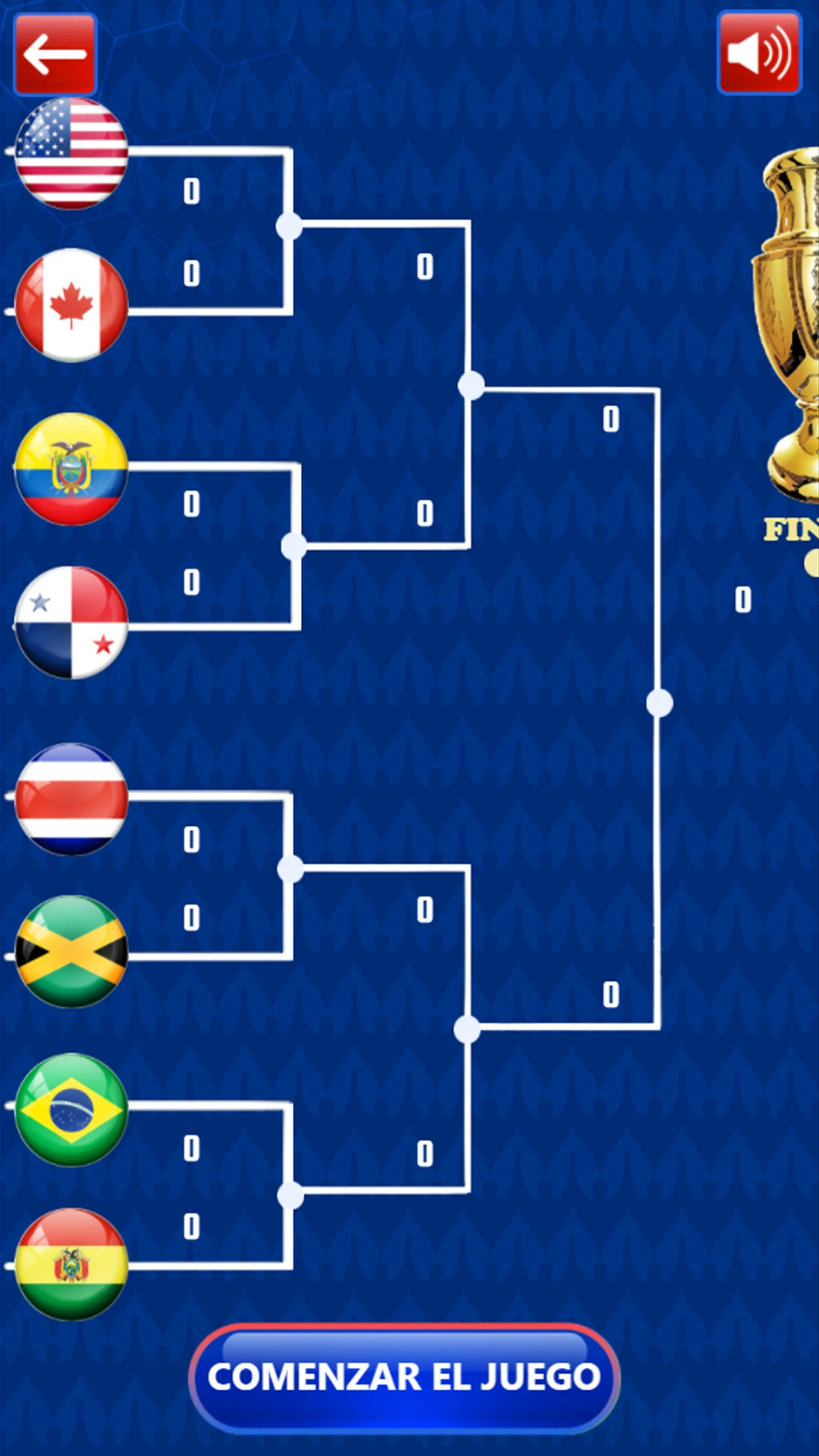 Liga America Juego screenshot